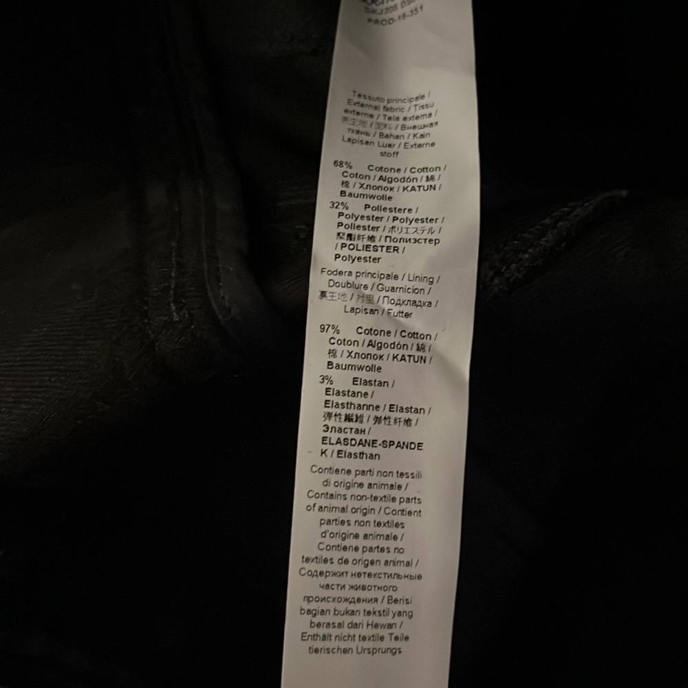 Roberto Cavalli black jeans European size 42 - Picture 5 of 6